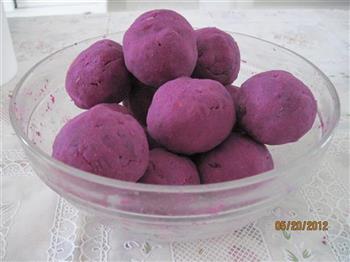 芒果紫薯球的做法步骤7