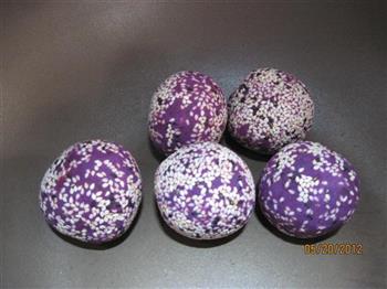 芒果紫薯球的做法步骤9