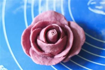 紫玫瑰馒头的做法步骤23
