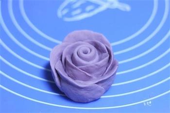 紫玫瑰馒头的做法步骤4