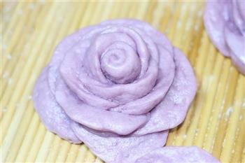 紫玫瑰馒头的做法图解6