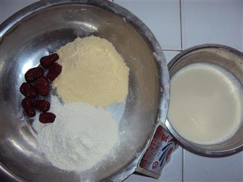 小米红枣发糕的做法步骤1
