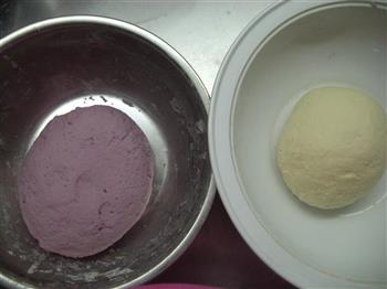 梦幻紫薯馒头的做法图解1