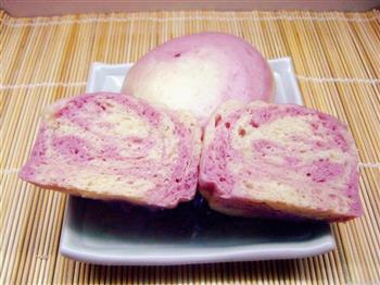 梦幻紫薯馒头的做法图解16