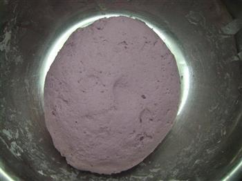 梦幻紫薯馒头的做法步骤2