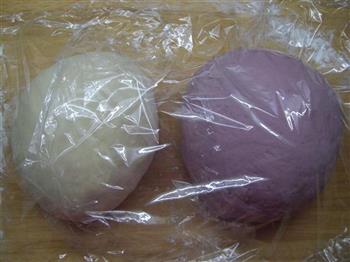 梦幻紫薯馒头的做法图解4
