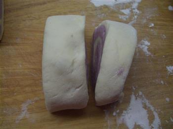 梦幻紫薯馒头的做法步骤8