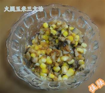 火腿玉米三文治的做法步骤2