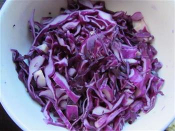 凉拌紫甘蓝玉米粒的做法步骤5