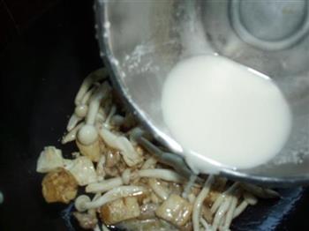 白玉菇烧豆腐的做法步骤8