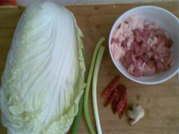 白菜猪肉粉条的做法步骤1