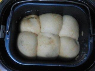抹茶豆沙面包的做法步骤8