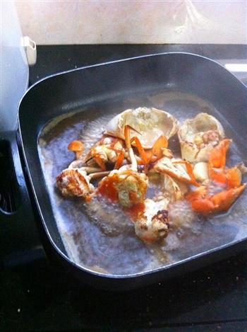 香烤红膏蟹的做法步骤3