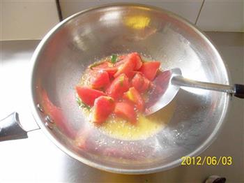 西红柿炒花菜的做法图解4