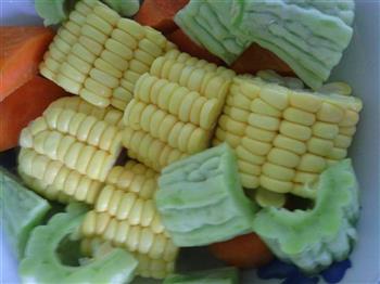 玉米苦瓜绿豆脊骨汤的做法图解9