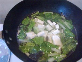 小白菜豆腐汤的做法图解7