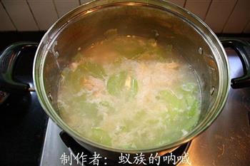 白瓜咸蛋汤的做法步骤7