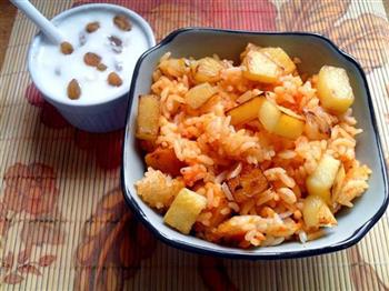 黑椒土豆拌锅巴饭的做法步骤13