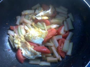 瓜皮西红柿炒鸡蛋的做法步骤5