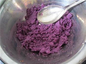 紫薯芝麻薄脆的做法步骤1