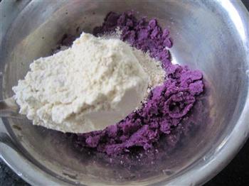 紫薯芝麻薄脆的做法步骤2
