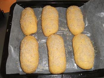 南瓜热狗面包的做法步骤8