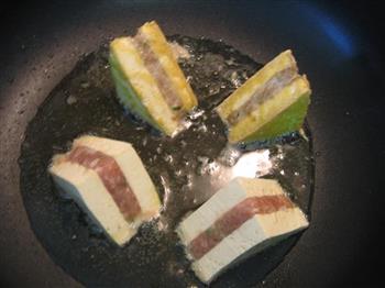 香煎豆腐肉夹的做法步骤13