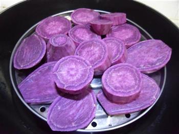 紫薯水晶粽的做法图解3