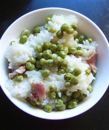 豌豆咸肉糯米饭的做法步骤16