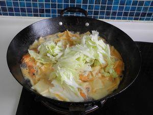 大虾白菜面片汤的做法步骤9