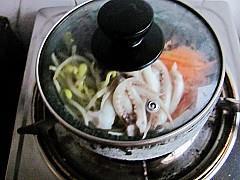韩国鱿鱼石锅拌饭的做法步骤16