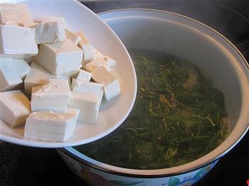 江瑶柱荠菜豆腐羹的做法步骤8