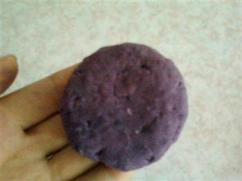 蜂蜜紫薯豆沙饼的做法步骤11