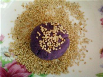 蜂蜜紫薯豆沙饼的做法图解12