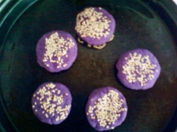 蜂蜜紫薯豆沙饼的做法步骤13