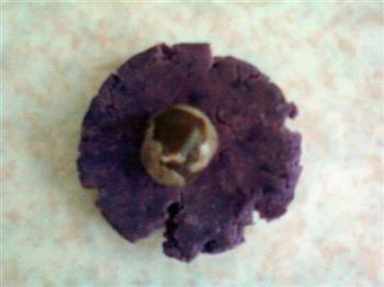 蜂蜜紫薯豆沙饼的做法步骤8