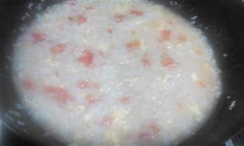 番茄鸡蛋粥的做法步骤9