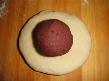 红豆沙卷面包的做法图解7