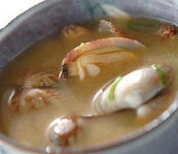 花蛤味噌汤的做法步骤3