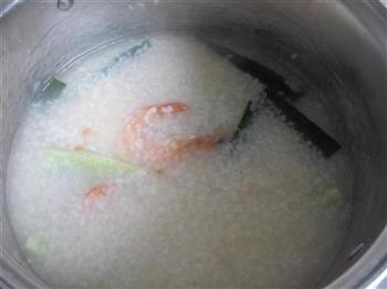黄瓜大虾粥的做法步骤9