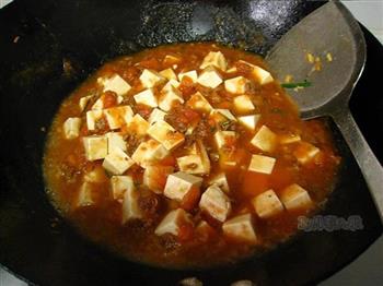 茄汁肉末豆腐的做法步骤8