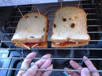 自制三明治的做法步骤7