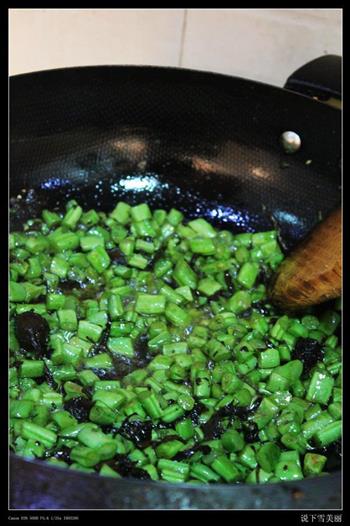 橄榄菜四季豆的做法步骤4