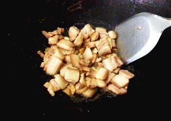 大豆头菜炆肉的做法步骤6