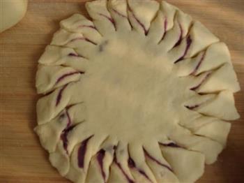 太阳花紫薯饼的做法图解13