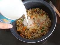 咖喱鸡丝焖饭的做法步骤10