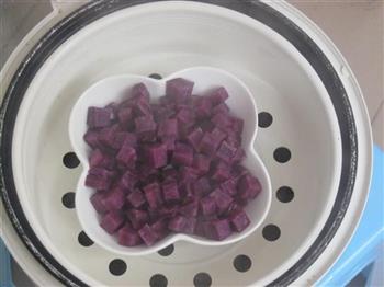 紫薯布丁的做法图解1