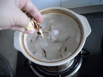 皮蛋虾粥的做法步骤10