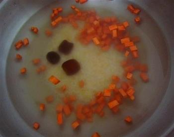 萝卜米粥混搭菜的做法图解1