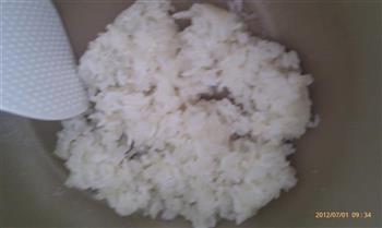 白菜包糥米饭团的做法图解3